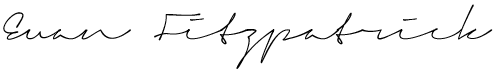 Image of Euan Fitzpatrick's Signature